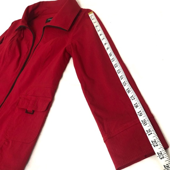Cheryl Nash Windridge Jacket Women’s Zip Front Red Medium M - Picture 11 of 14